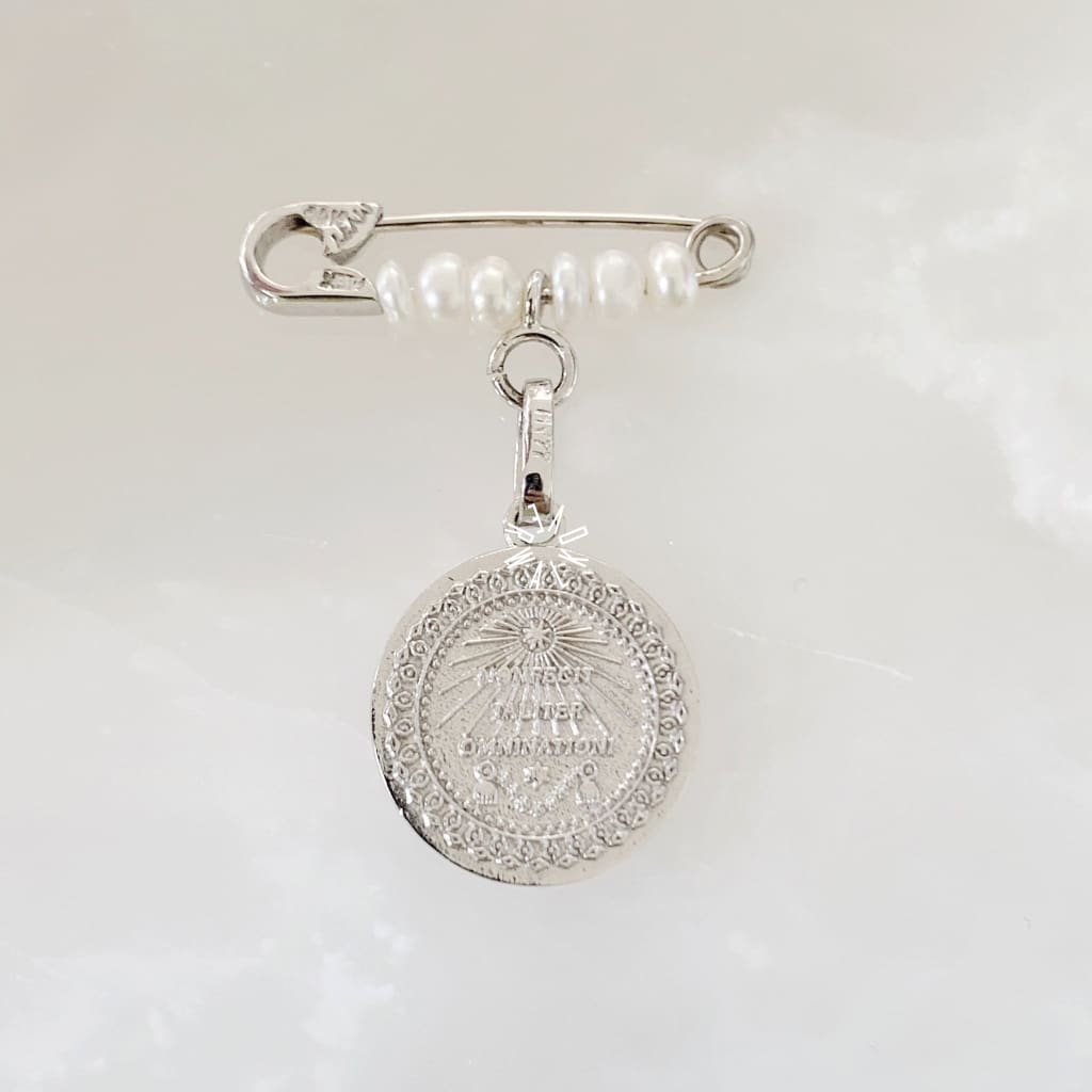 Baby Pin Oro Blanco 14K Bp-Ob-14-09-072-3A3 Baby Pin