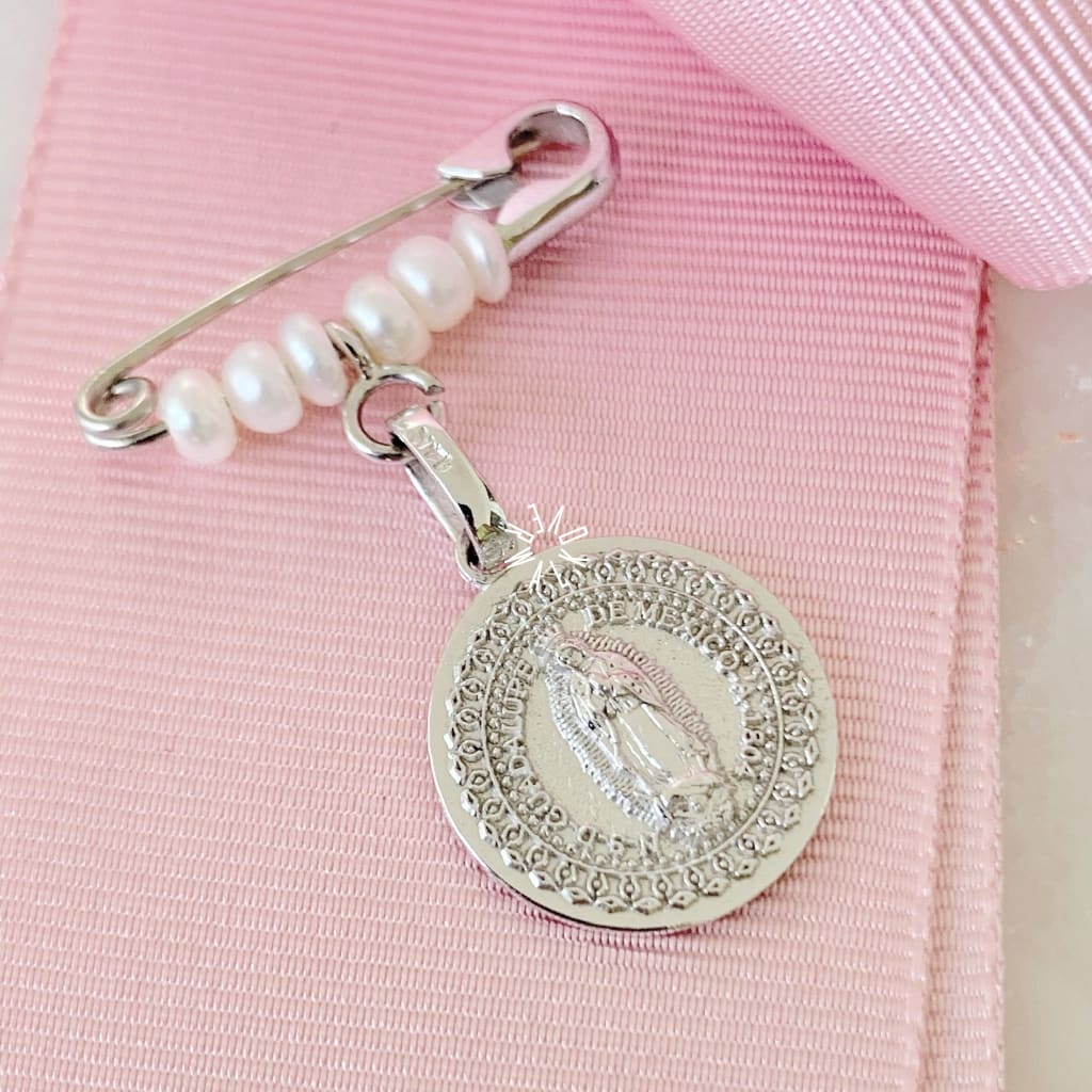 Baby Pin Oro Blanco 14K Bp-Ob-14-09-072-3A3 Baby Pin