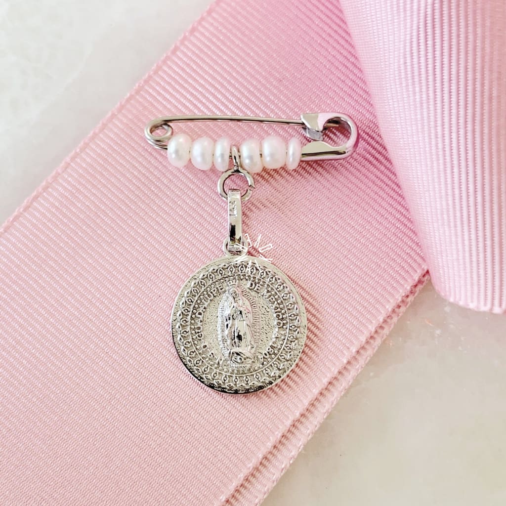 Baby Pin Oro Blanco 14K Bp-Ob-14-09-072-3A3 Baby Pin