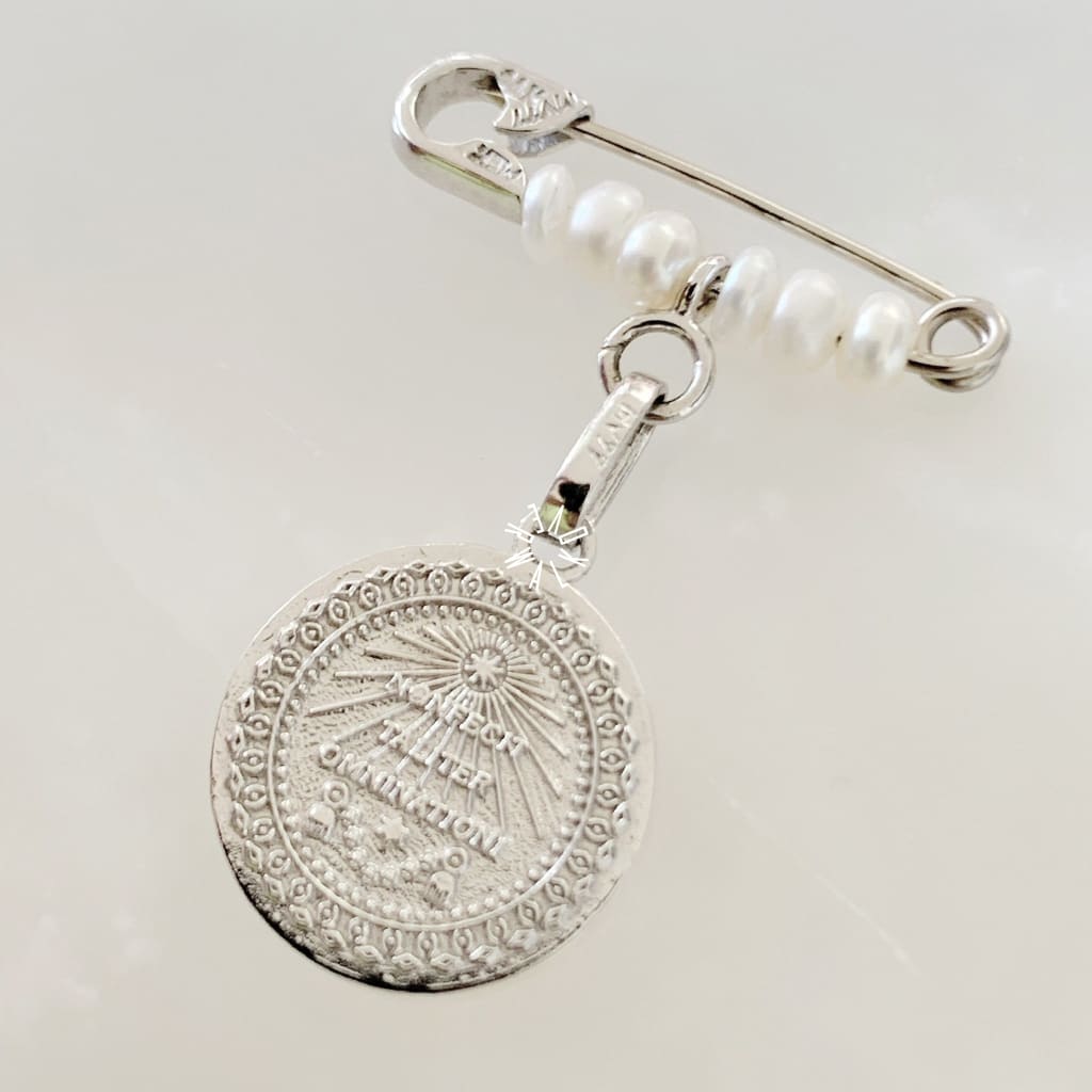 Baby Pin Oro Blanco 14K Bp-Ob-14-09-072-3A3 Baby Pin