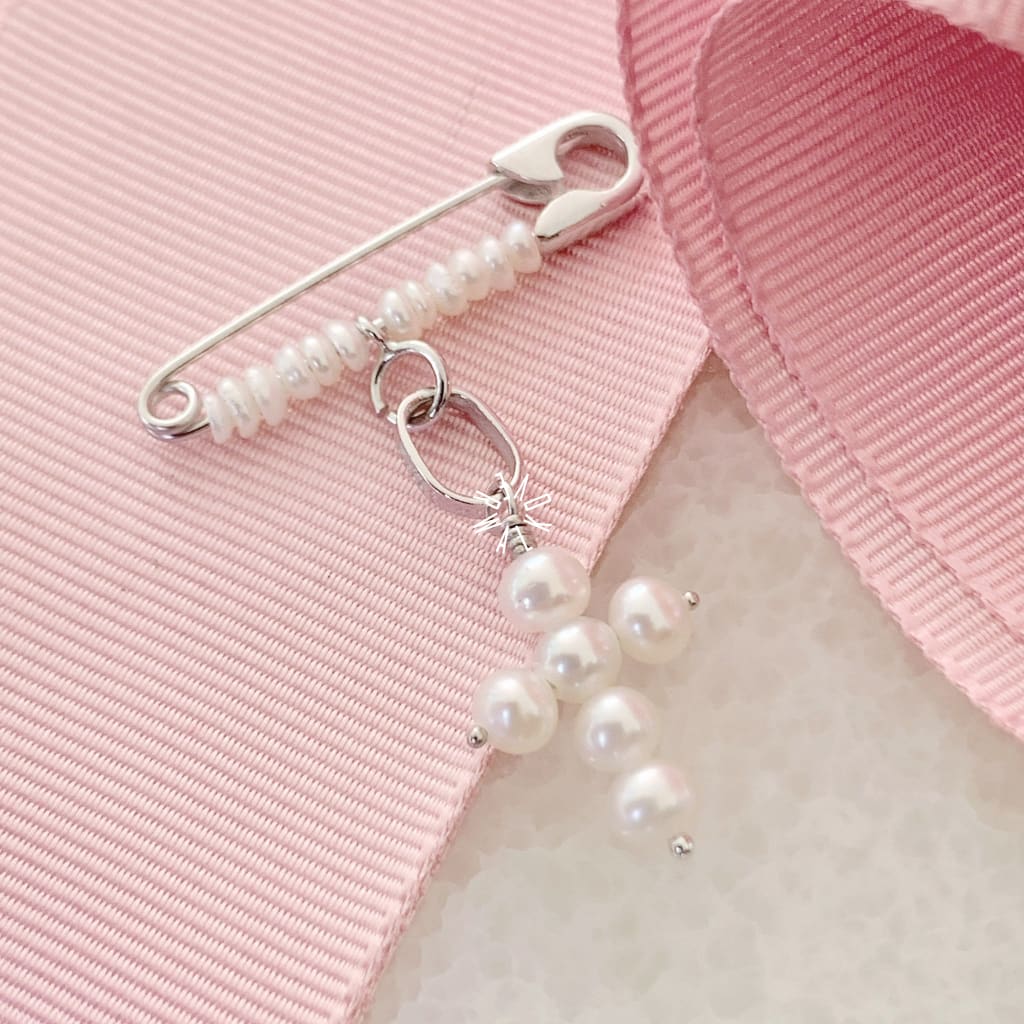 Baby Pin Oro Blanco 14K Bp-Ob-14-09-075-1A3 Baby Pin
