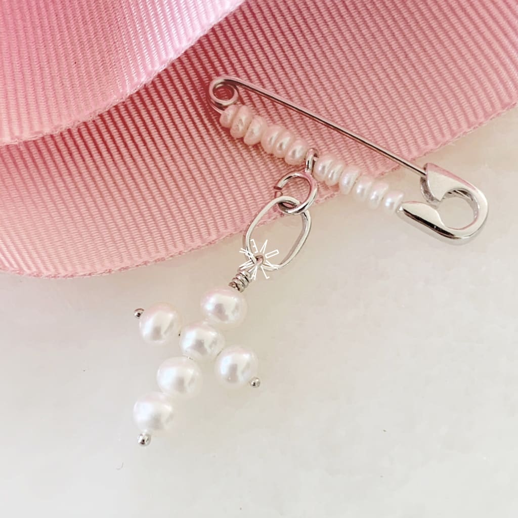 Baby Pin Oro Blanco 14K Bp-Ob-14-09-075-1A3 Baby Pin