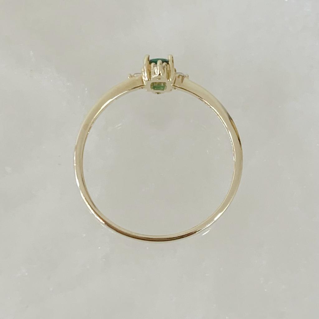 ANILLO PROMESA EN ORO AMARILLO 10k AP-OA-10E-02-73-1A3