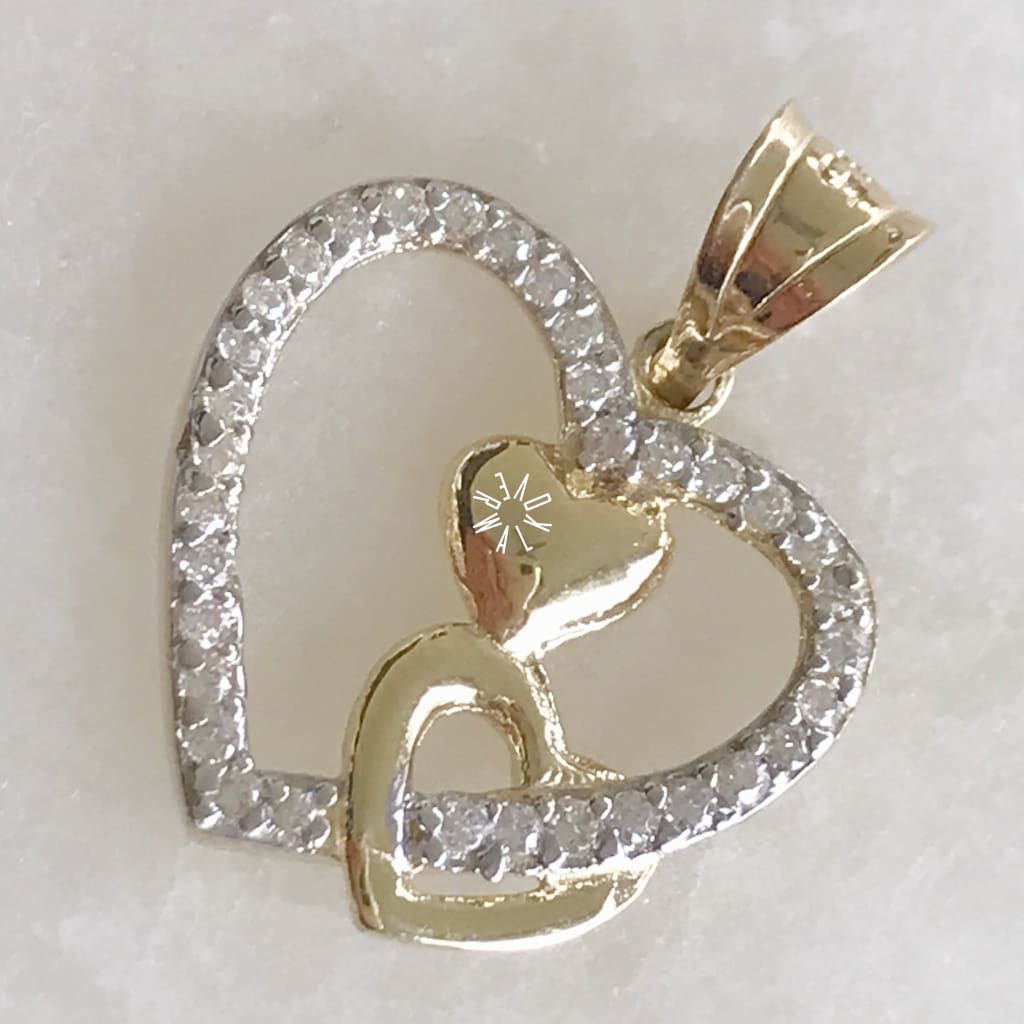 Dije Corazón Oro Amarillo 14K Di-Oa-14-85-077-1A2 Dije