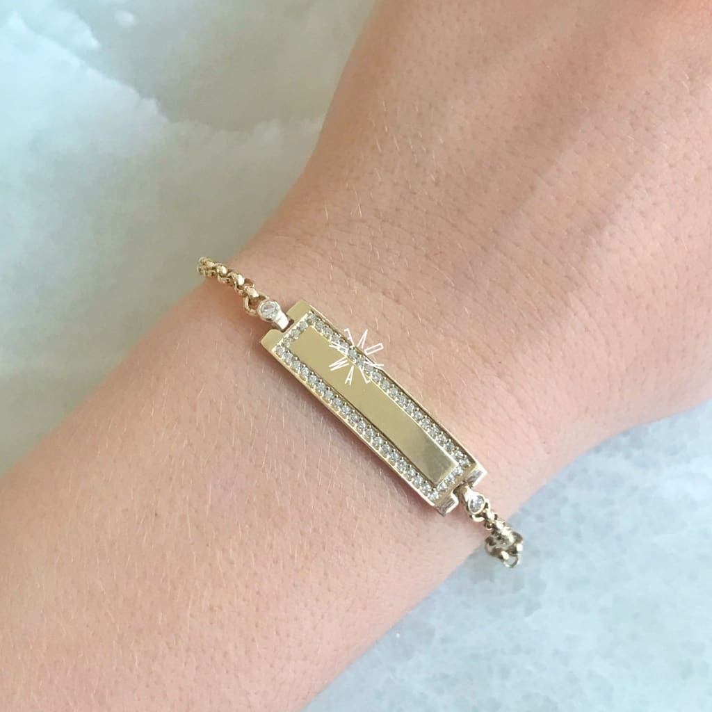 Esclava Para Niño Oro Amarillo 14K E-Oa-14-85-075-3A5 Esclava