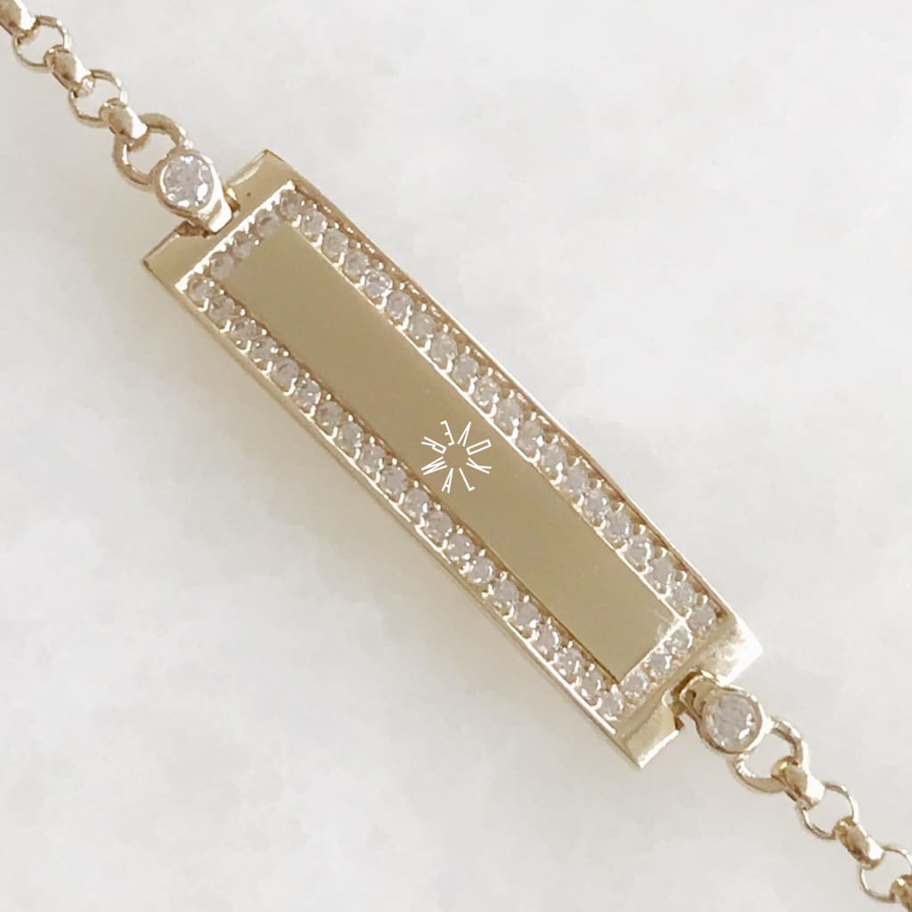 Esclava Para Niño Oro Amarillo 14K E-Oa-14-85-075-3A5 Esclava