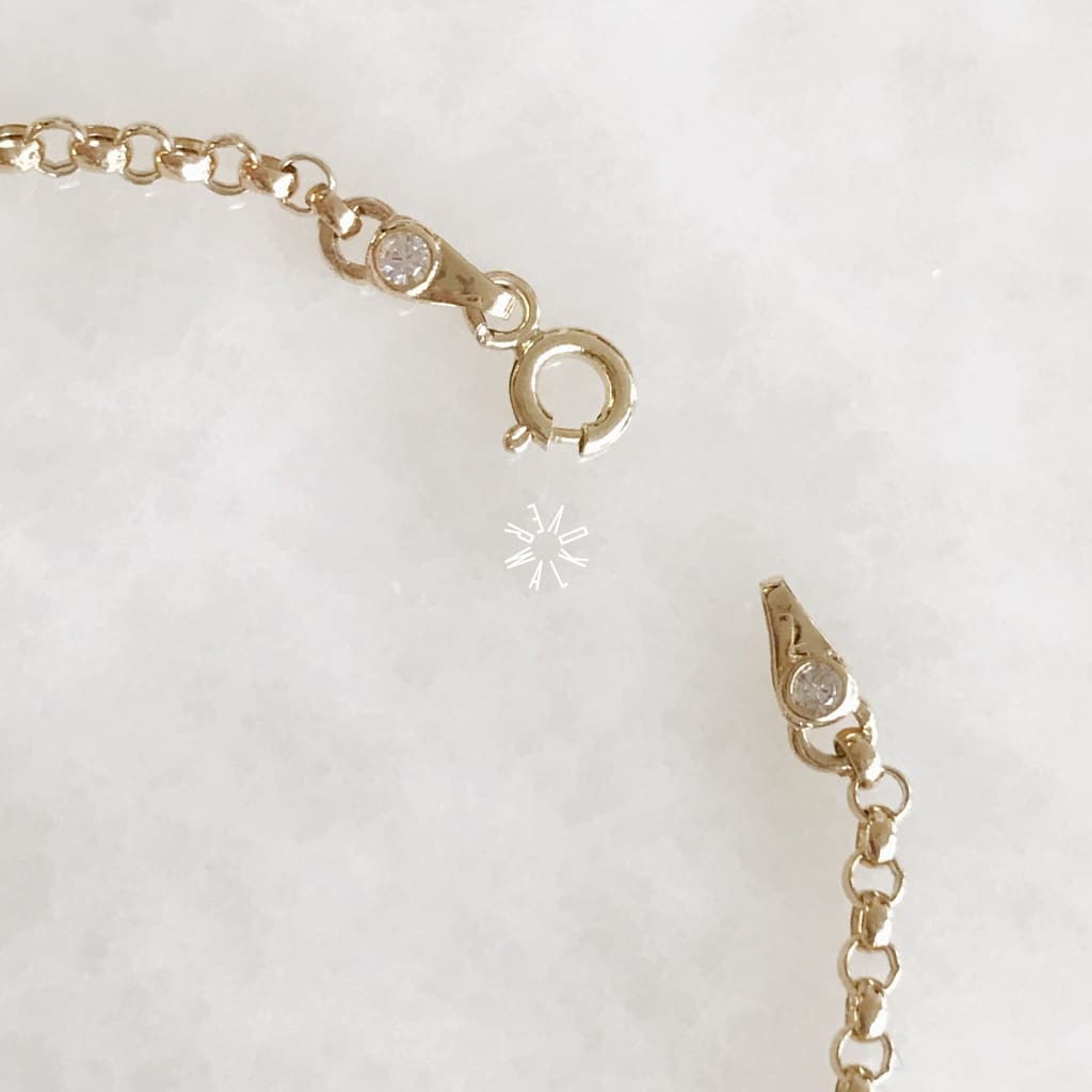 Esclava Para Niño Oro Amarillo 14K E-Oa-14-85-075-3A5 Esclava