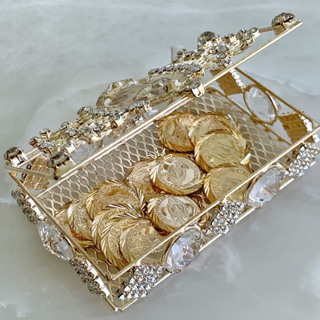 Estuche Con Arras Matrimoniales De La Virgen De Guadalupe Chch-1050-05 Accesorios Boda