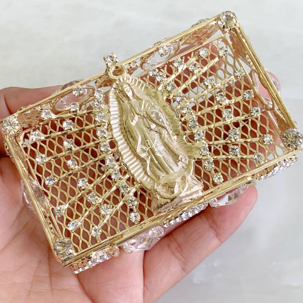Estuche Con Arras Matrimoniales De La Virgen De Guadalupe Chch-1050-05 Accesorios Boda