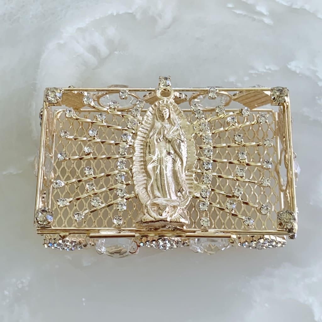 Estuche Con Arras Matrimoniales De La Virgen De Guadalupe Chch-1050-05 Accesorios Boda