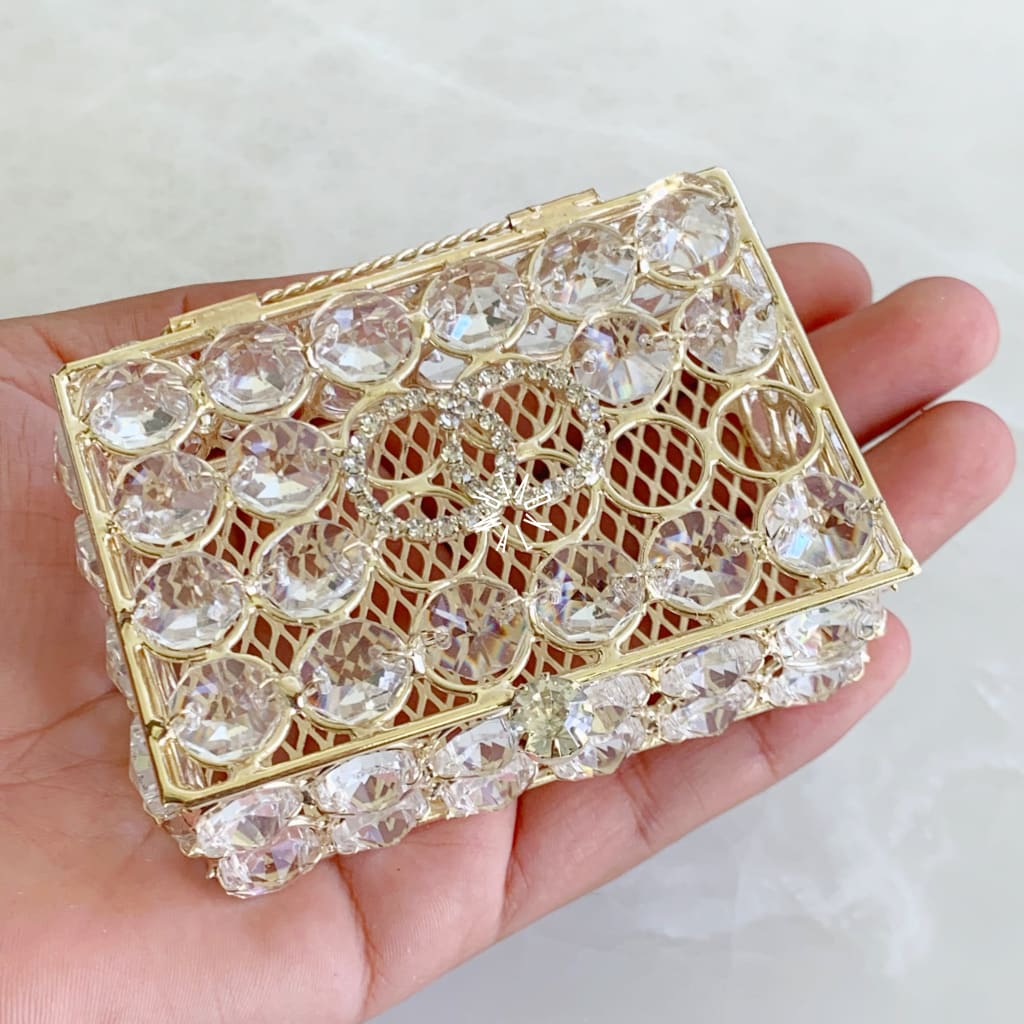 Estuche Con Arras Matrimoniales De Rodio Chch-1100-03 Accesorios Novia