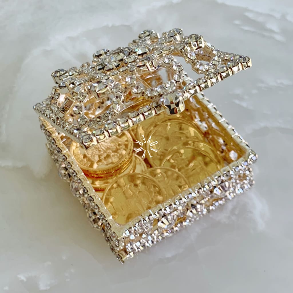 Estuche Con Arras Matrimoniales De Rodio Chch-1100-06 Accesorios Boda