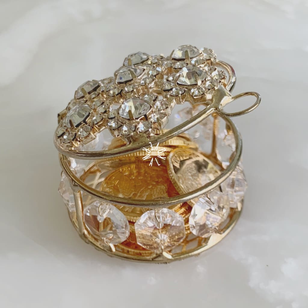 Estuche Con Arras Matrimoniales De Rodio Chch-450-11 Accesorios Boda