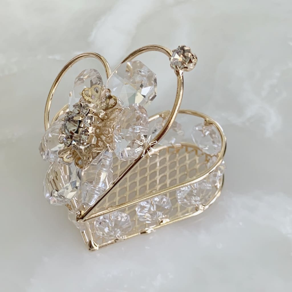 Estuche Corazón Con Arras Matrimoniales De Rodio Chch-850-13 Accesorios Boda
