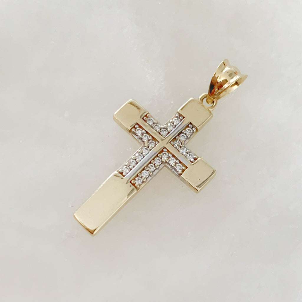 CRUZ DE ORO AMARILLO 14K CR-14-85-104-E-1A6