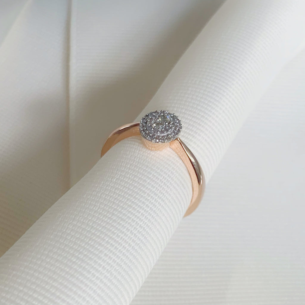 ANILLO DE COMPROMISO CON DIAMANTE ORO ROSA BR-OR-14-91-249-08