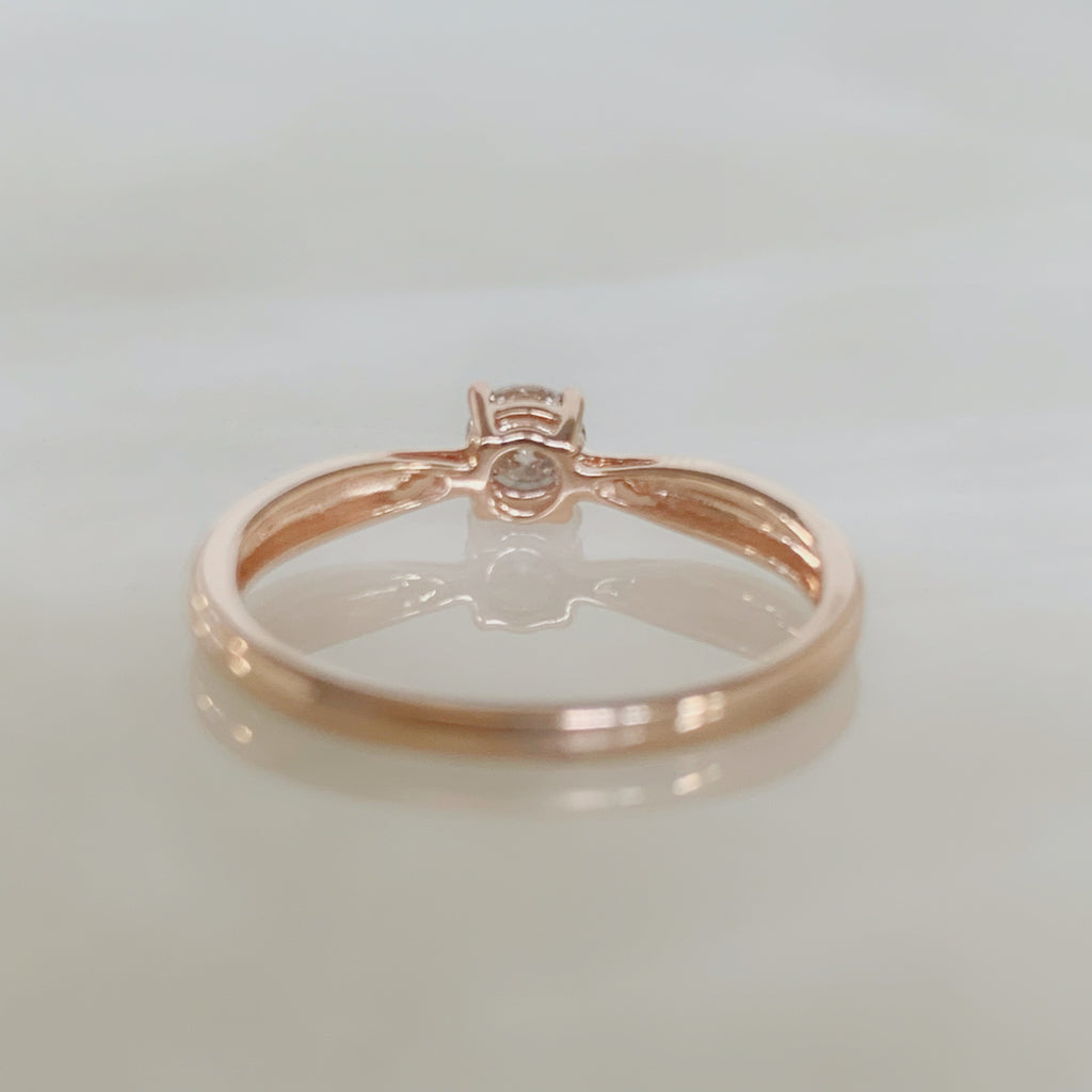 ANILLO DE COMPROMISO CON DIAMANTE ORO ROSA BR-OR-14-91-349-11