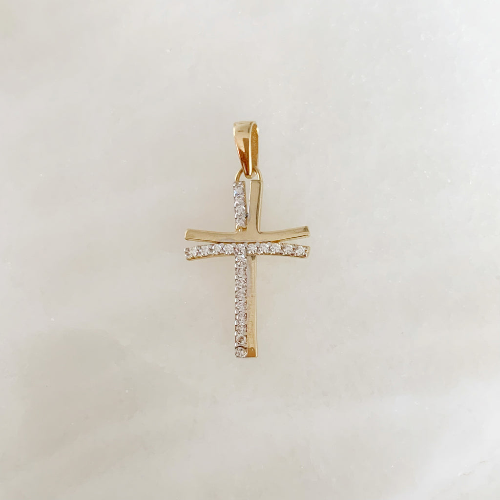 CRUZ DE ORO AMARILLO 14K CR-14-85-106-E-1A0