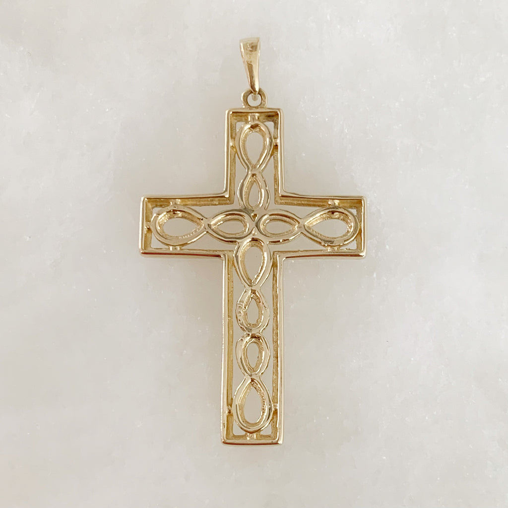 CRUZ DE ORO AMARILLO 14K CR-14-85-97-E-2A4