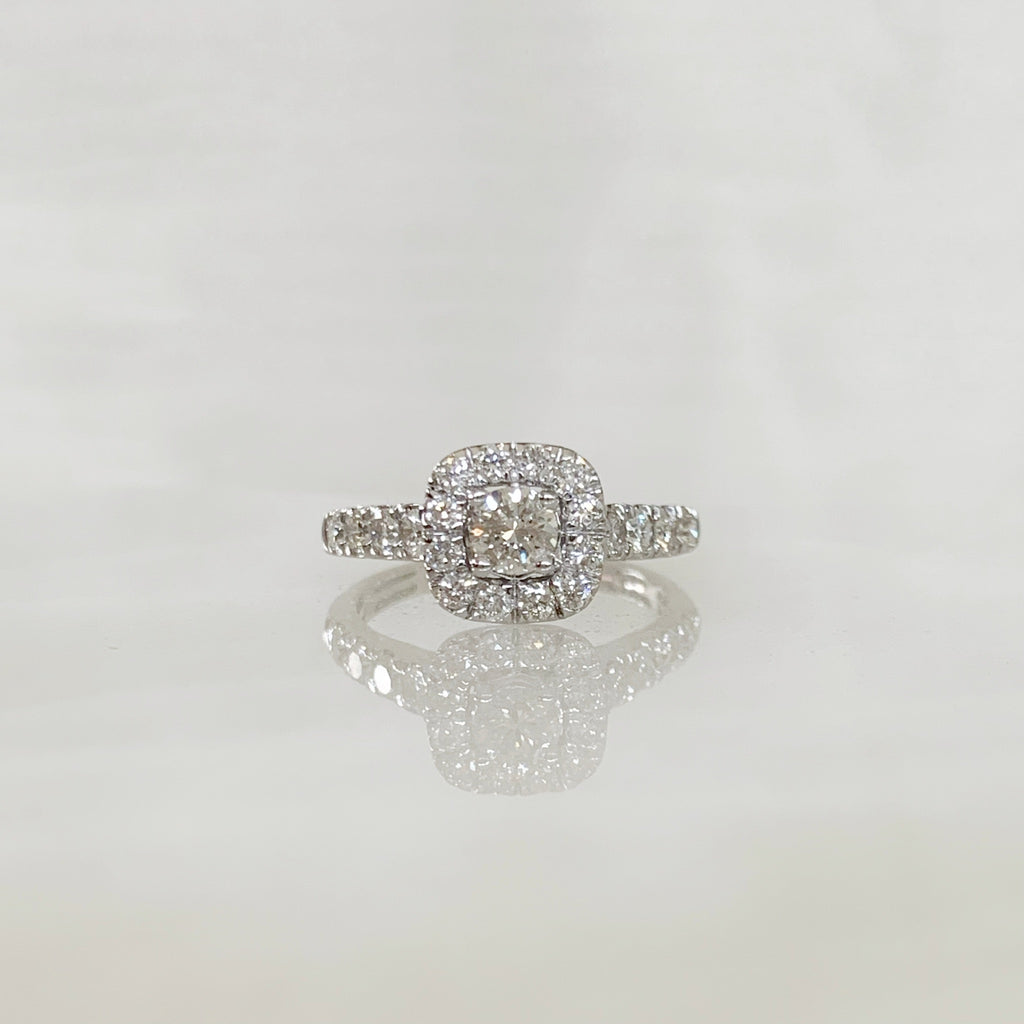 ANILLO DE COMPROMISO CON DIAMANTE ORO BLANCO BR-OB-14-91-699-10