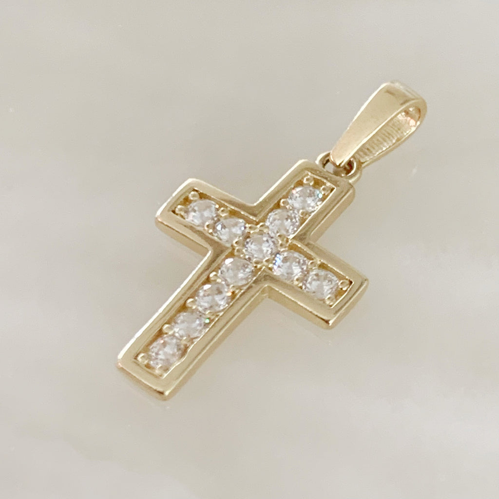 CRUZ DE ORO AMARILLO 14K CR-14-85-107-E-1A0