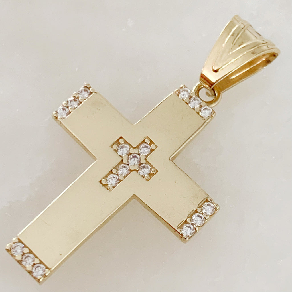 CRUZ DE ORO AMARILLO 14K CR-14-85-105-E-1A6