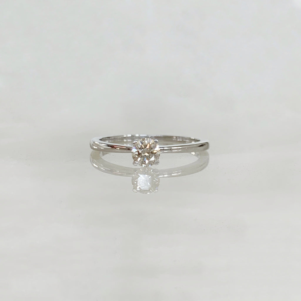 ANILLO DE COMPROMISO CON DIAMANTE ORO BLANCO BR-OB-14-91-399-08