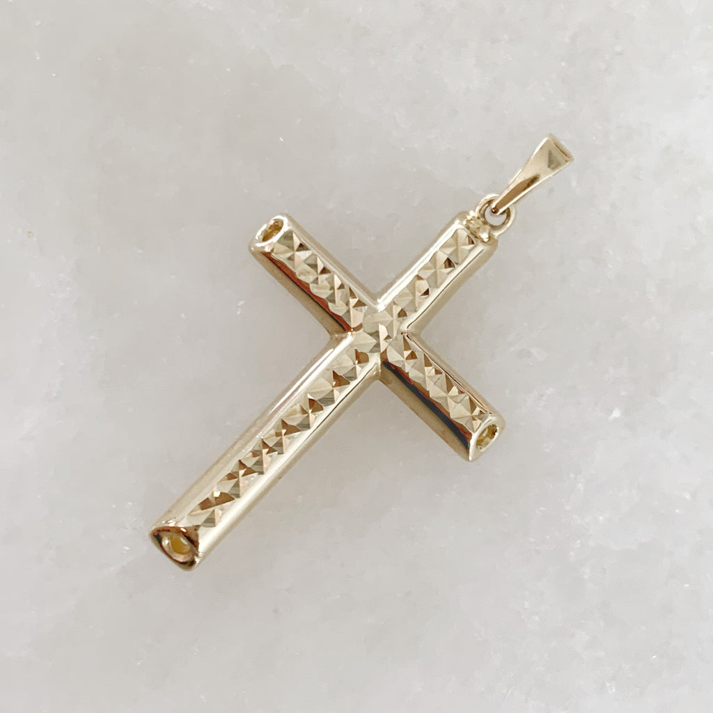 CRUZ DE ORO AMARILLO 14K CR-14-85-102-E-1A3