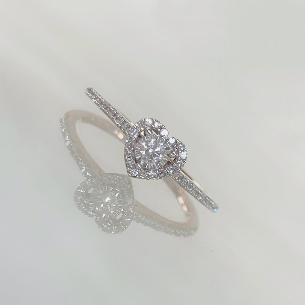 ANILLO DE COMPROMISO CON DIAMANTE ORO ROSA BR-OR-14-91-199-06