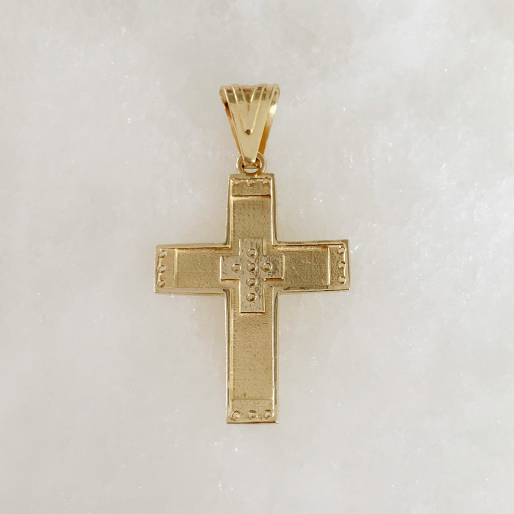 CRUZ DE ORO AMARILLO 14K CR-14-85-105-E-1A6