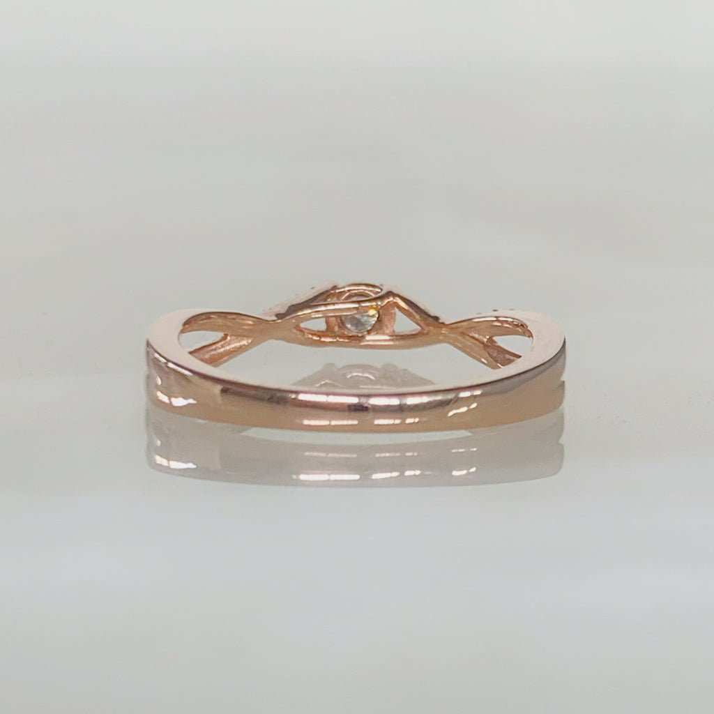 ANILLO DE COMPROMISO CON DIAMANTE ORO ROSA BR-OR-14-91-249-07