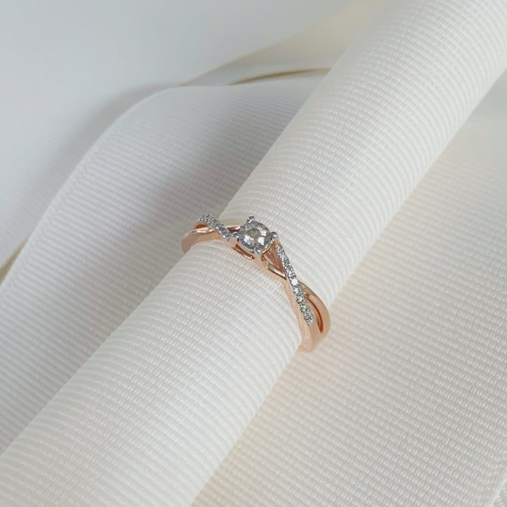 ANILLO DE COMPROMISO CON DIAMANTE ORO ROSA BR-OR-14-91-249-07