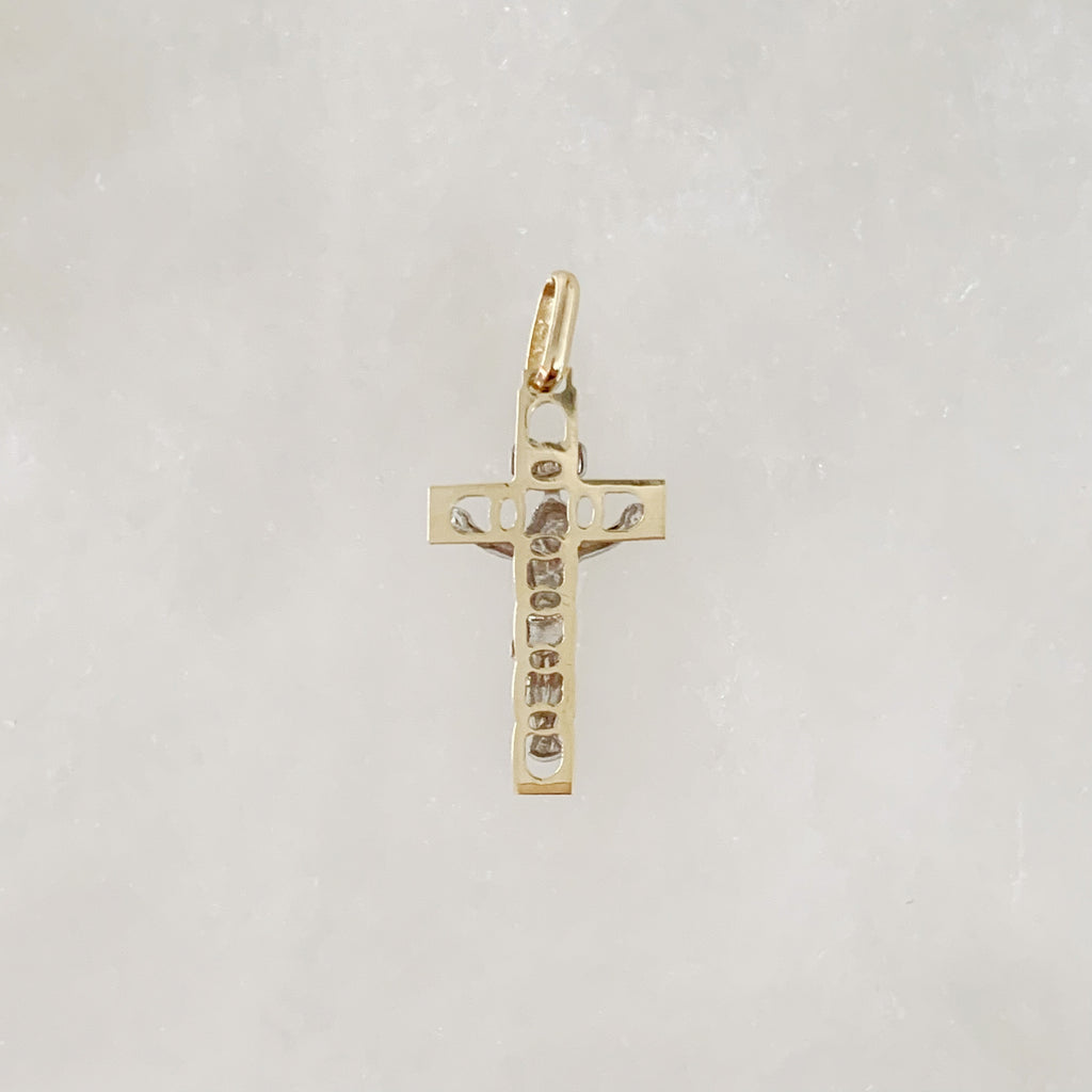 CRISTO DE ORO AMARILLO 14K CR-14-85-91-E-A5