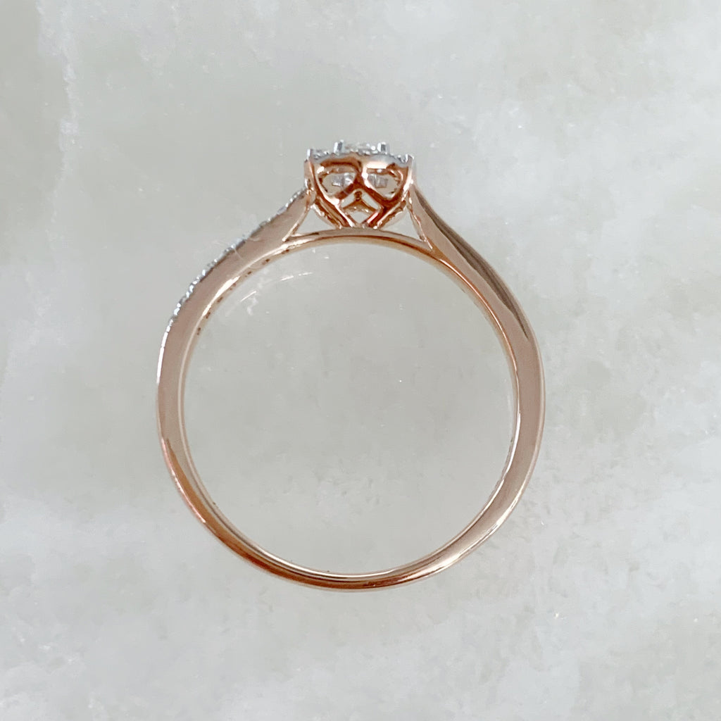 ANILLO DE COMPROMISO CON DIAMANTE ORO ROSA BR-OR-14-91-299-01