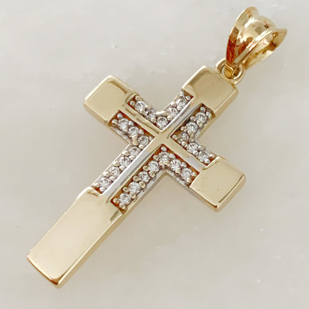 CRUZ DE ORO AMARILLO 14K CR-14-85-104-E-1A6