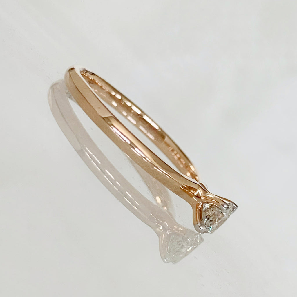 ANILLO DE COMPROMISO CON DIAMANTE ORO ROSA BR-OR-14-91-399-04