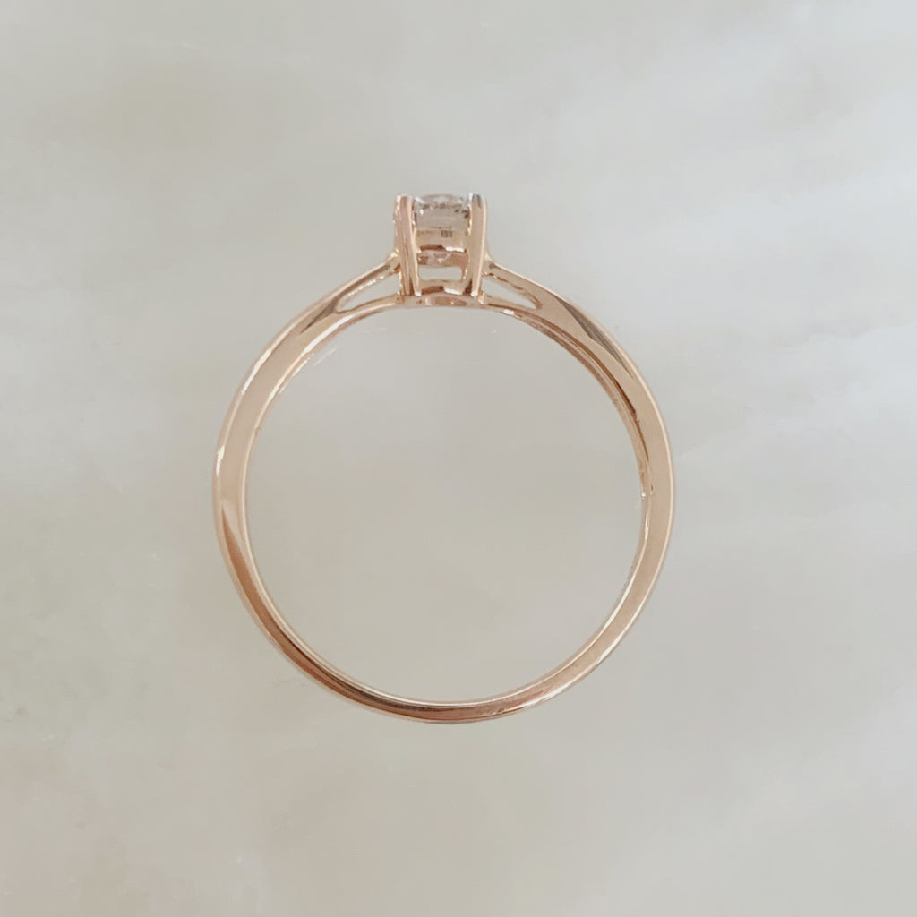 ANILLO DE COMPROMISO CON DIAMANTE ORO ROSA BR-OR-14-91-349-11
