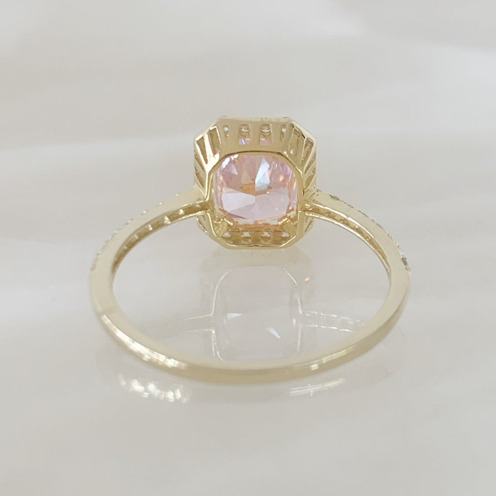 ANILLO DE PROMESA ORO AMARILLO 14K AP-OA-14E-85-84-2A3