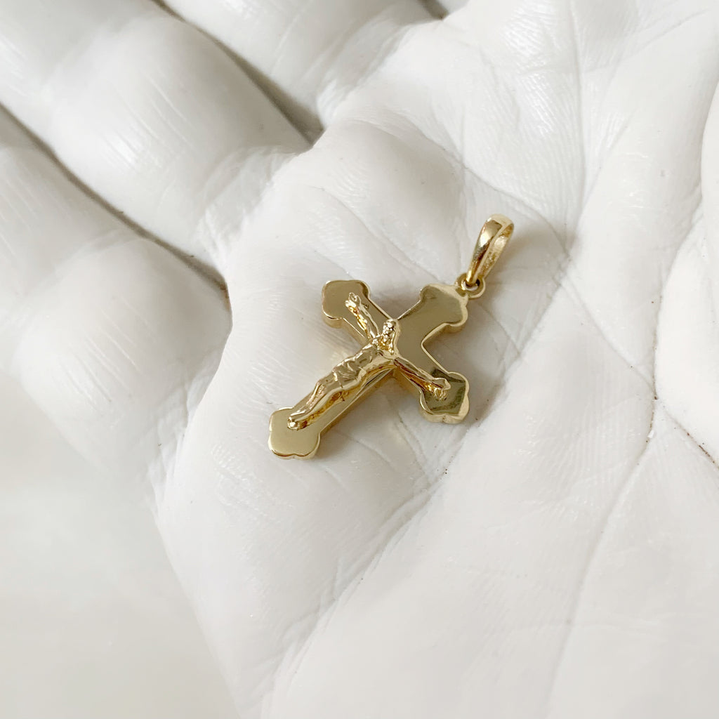CRISTO DE ORO AMARILLO 14K CR-14-85-90-E-1A7