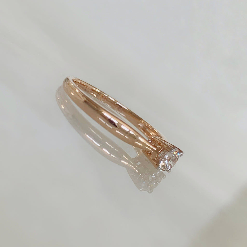 ANILLO DE COMPROMISO CON DIAMANTE ORO ROSA BR-OR-14-91-349-11