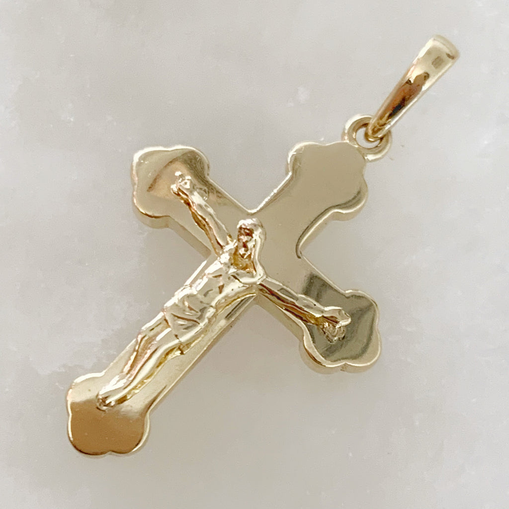 CRISTO DE ORO AMARILLO 14K CR-14-85-90-E-1A7