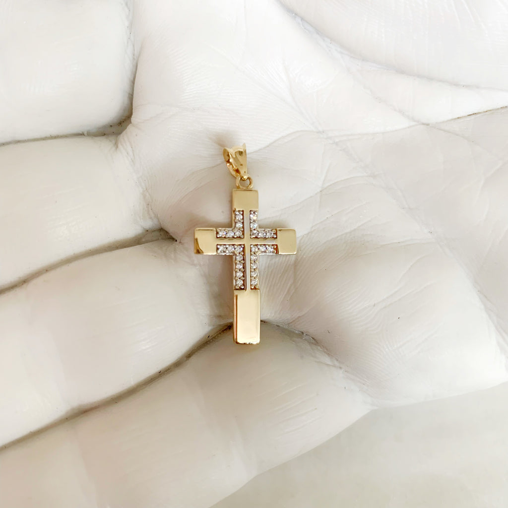 CRUZ DE ORO AMARILLO 14K CR-14-85-104-E-1A6