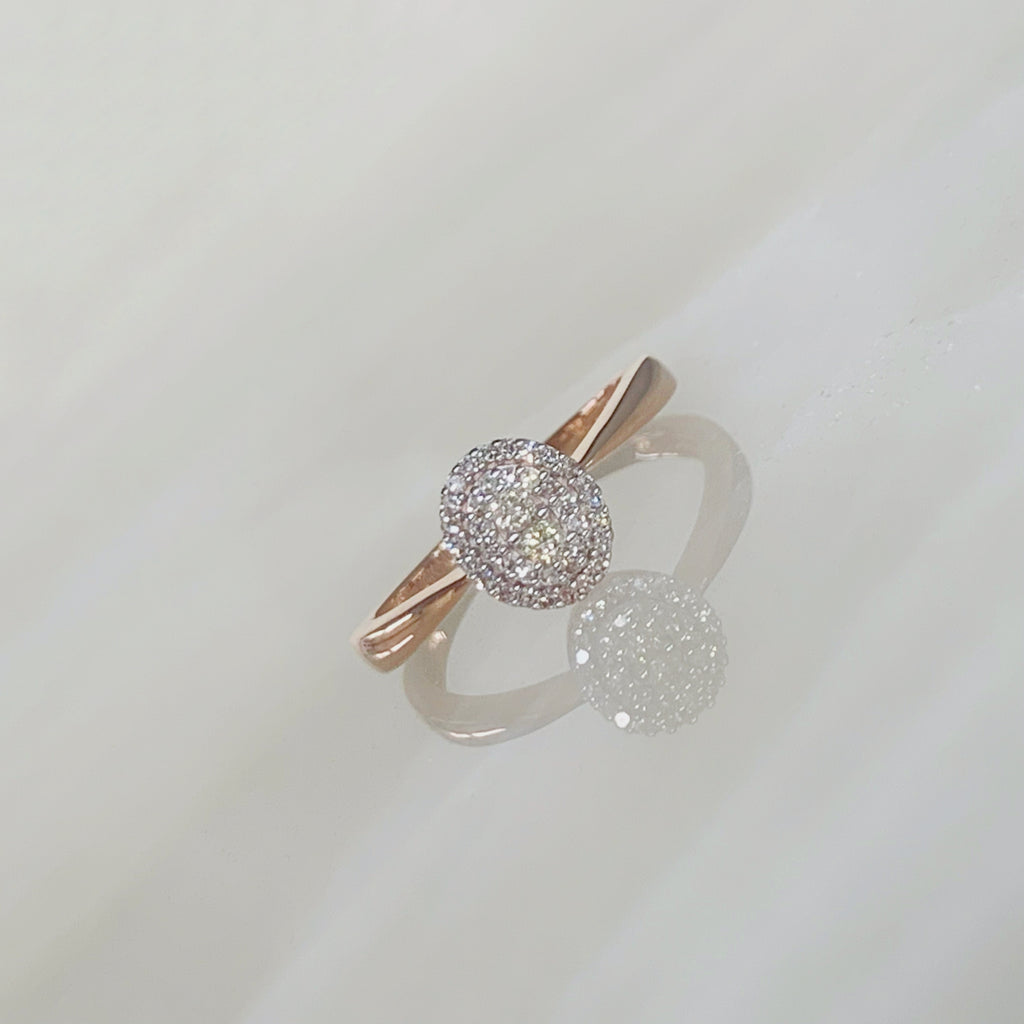ANILLO DE COMPROMISO CON DIAMANTE ORO ROSA BR-OR-14-91-249-08