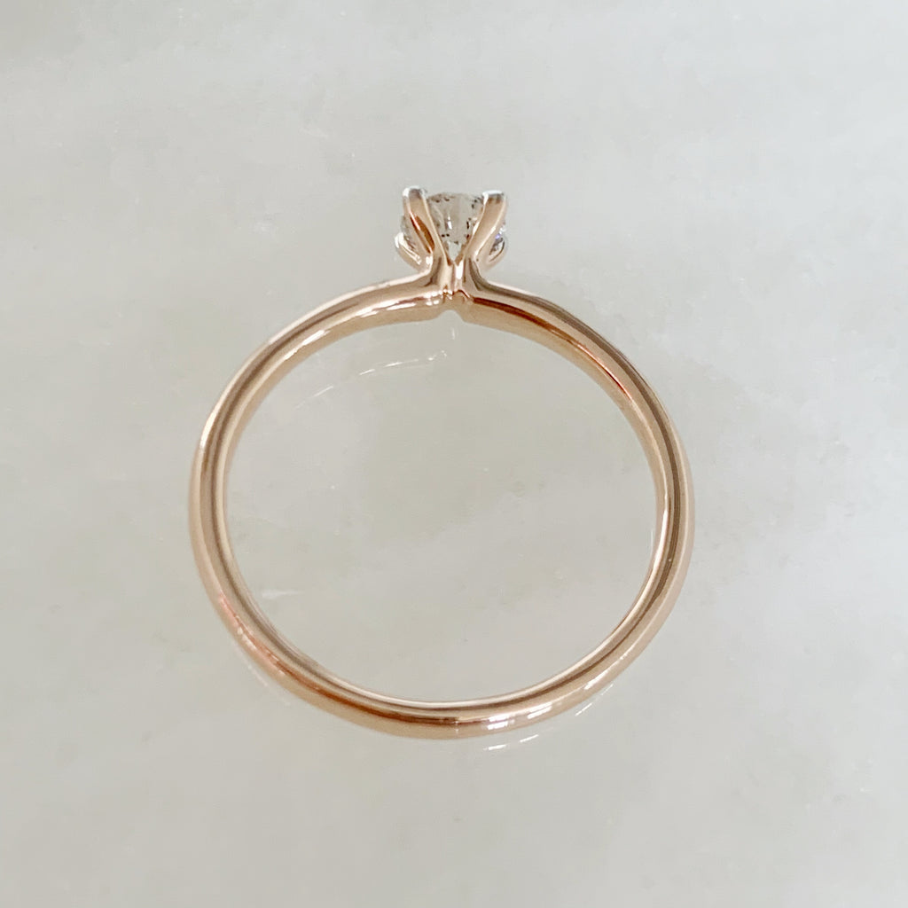 ANILLO DE COMPROMISO CON DIAMANTE ORO ROSA BR-OR-14-91-399-04