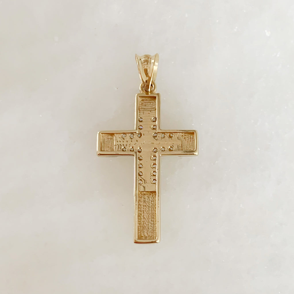 CRUZ DE ORO AMARILLO 14K CR-14-85-104-E-1A6