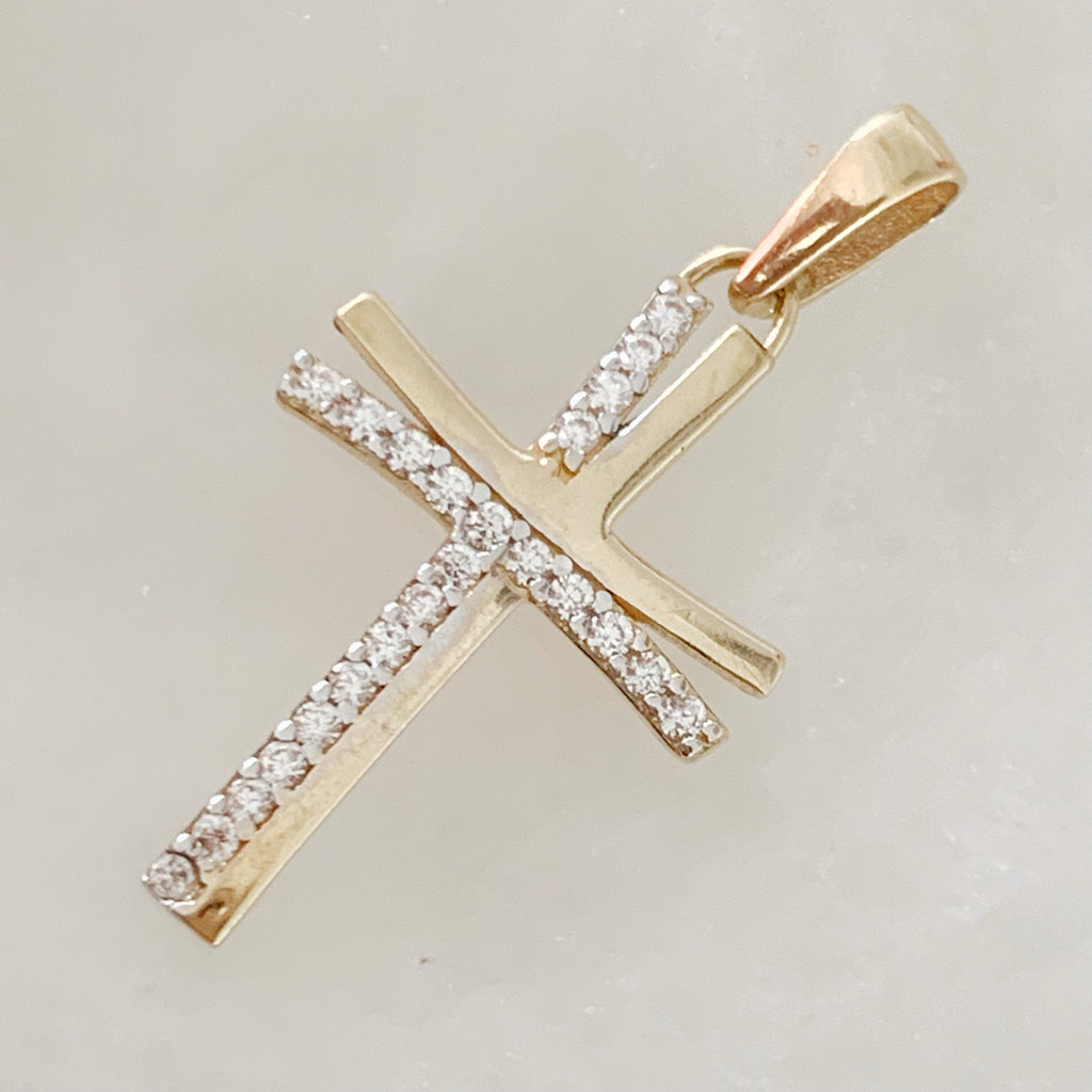 CRUZ DE ORO AMARILLO 14K CR-14-85-106-E-1A0