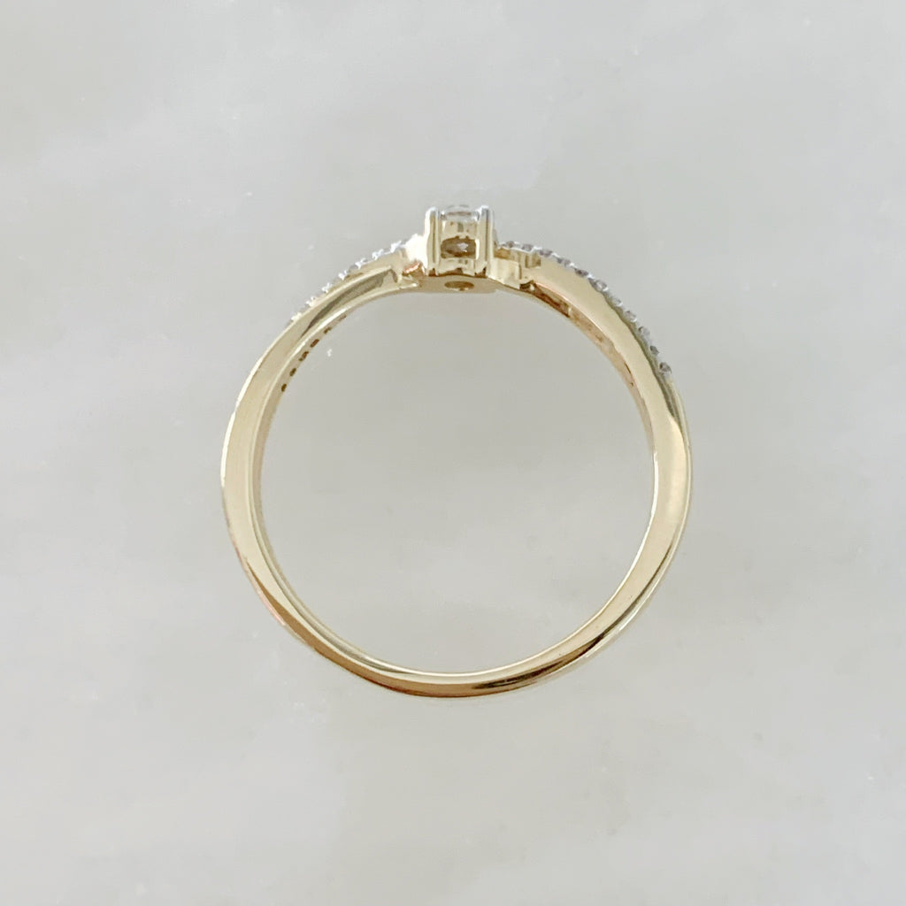 ANILLO DE COMPROMISO CON DIAMANTE ORO AMARILLO BR-OA-14-91-249-01