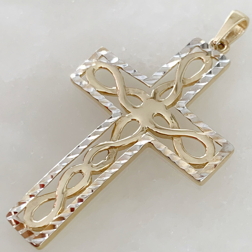 CRUZ DE ORO AMARILLO 14K CR-14-85-97-E-2A4