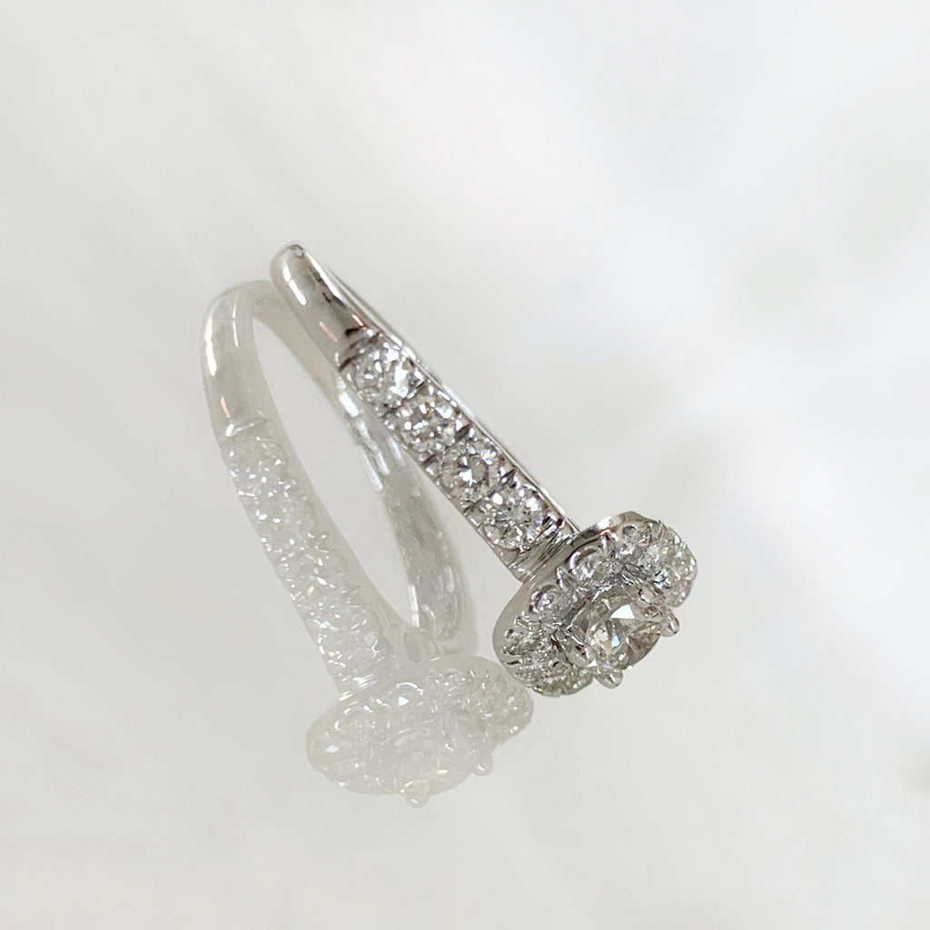 ANILLO DE COMPROMISO CON DIAMANTE ORO BLANCO BR-OB-14-91-699-10