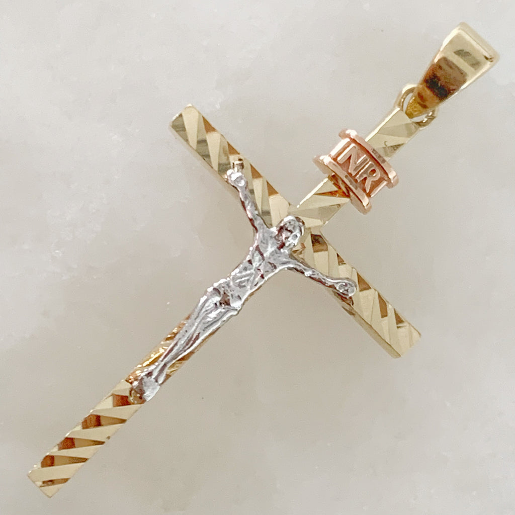 CRISTO DE ORO AMARILLO 14K CR-14-85-88-E-1A4